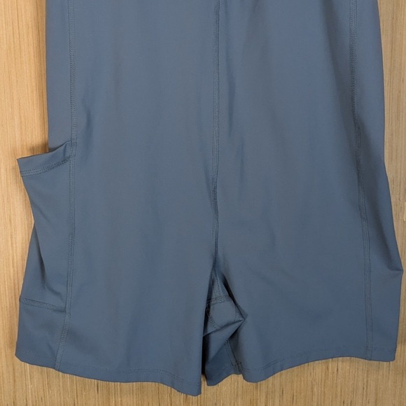 Old Navy Active PowerSoft Dress Womens Large Built In Bra Blue Tennis Prep - Picture 5 of 8